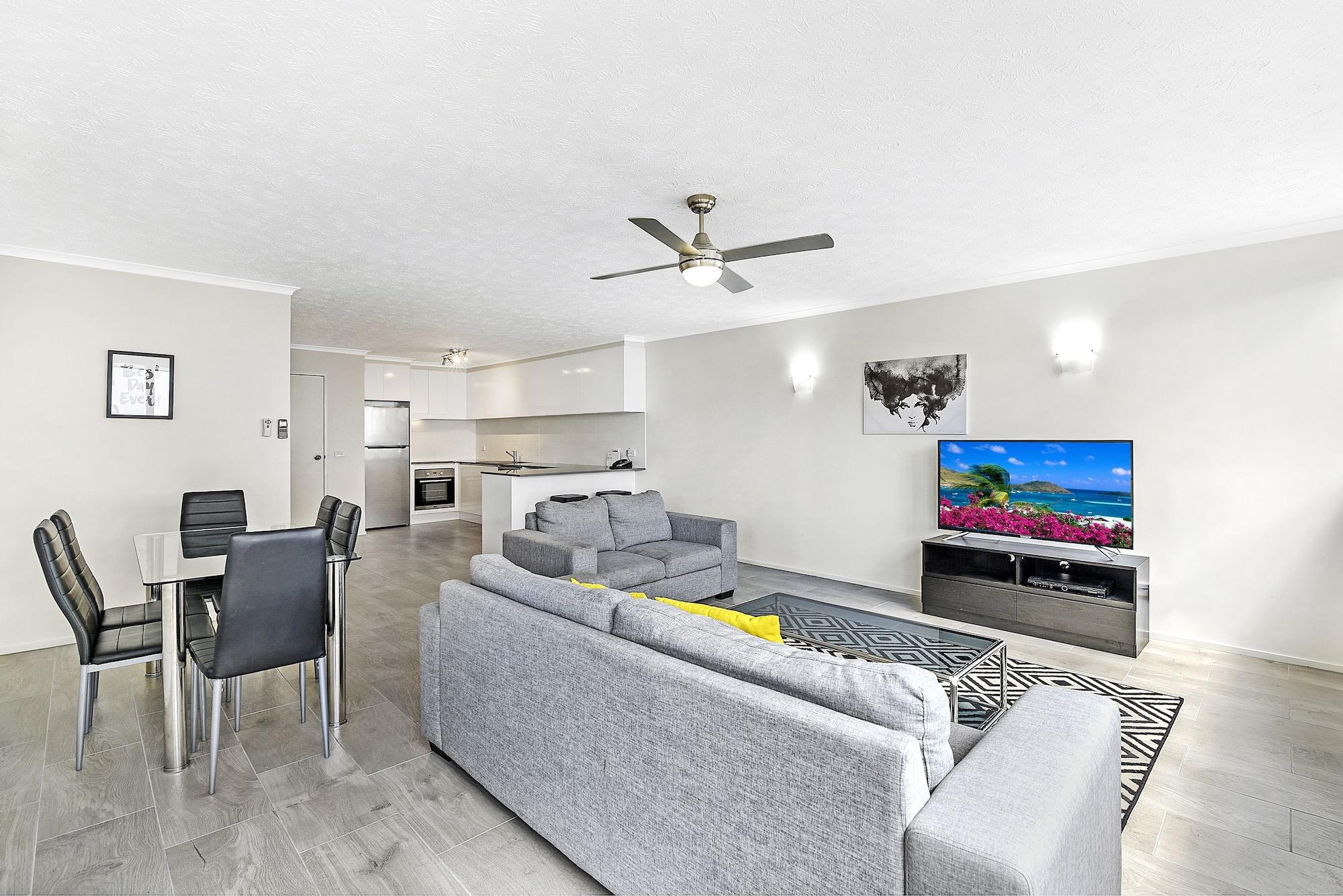Broadbeach Travel Inn Apartments Guldkusten Exteriör bild