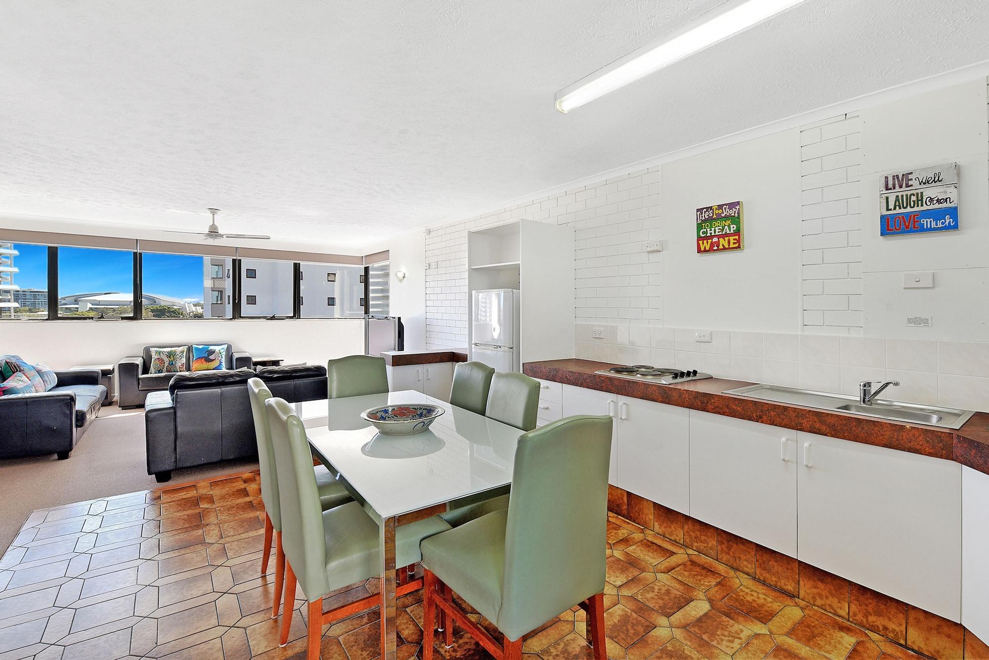 Broadbeach Travel Inn Apartments Guldkusten Exteriör bild