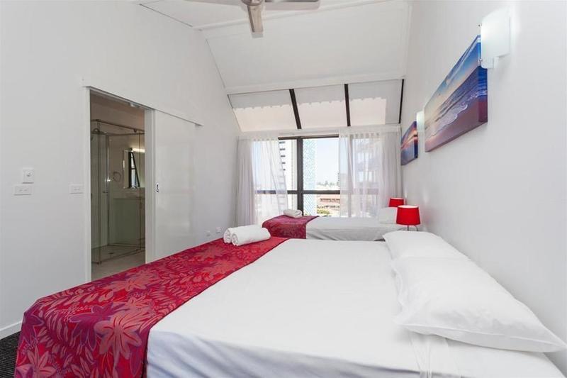 Broadbeach Travel Inn Apartments Guldkusten Exteriör bild
